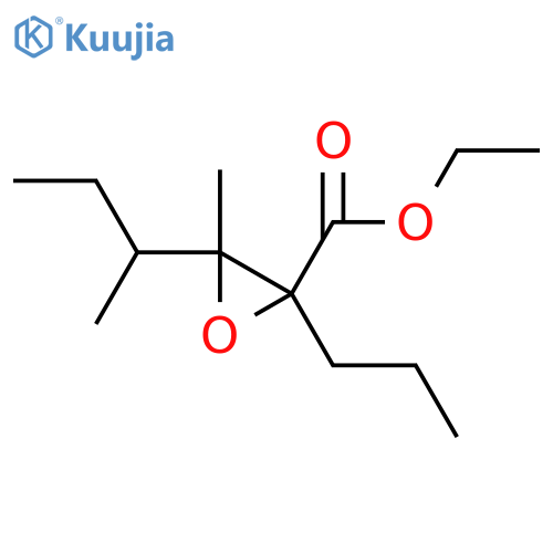 Ethyl 3-butan-2-yl-3-methyl-2-propyloxirane-2-carboxylate structure