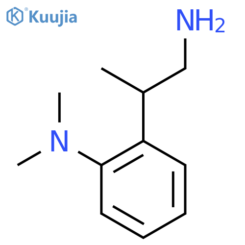 2-(1-aminopropan-2-yl)-N,N-dimethylaniline structure