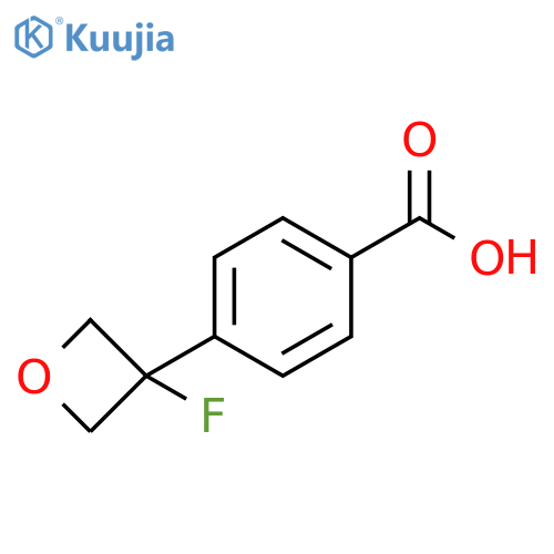 4-(3-FLUOROOXETAN-3-YL)BENZOIC ACID structure