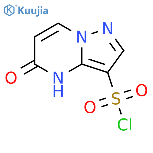 5-HYDROXYPYRAZOLO1,5-APYRIMIDINE-3-SULFONYL CHLORIDE structure