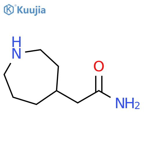 2-(azepan-4-yl)acetamide structure