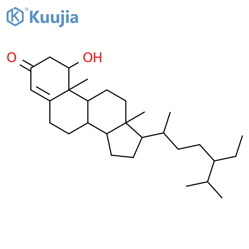 (1beta,24S)-1-Hydroxystigmast-4-en-3-one structure
