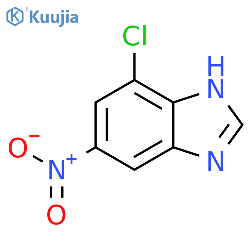1H-Benzimidazole,7-chloro-5-nitro- structure