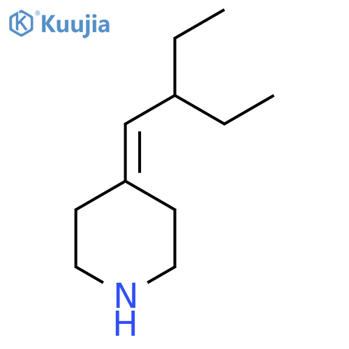 4-(2-EthylbutylidenE)piperidine structure