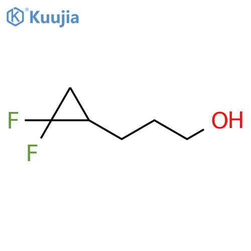 Cyclopropanepropanol, 2,2-difluoro- structure