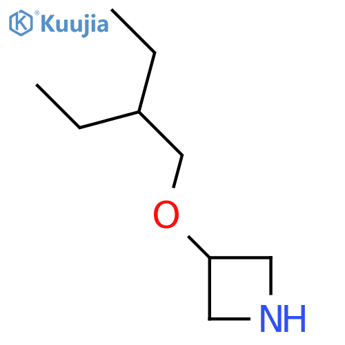 3-(2-Ethylbutoxy)azetidine structure