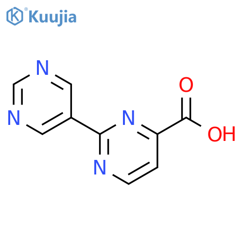 [2,5'-Bipyrimidine]-4-carboxylic acid structure