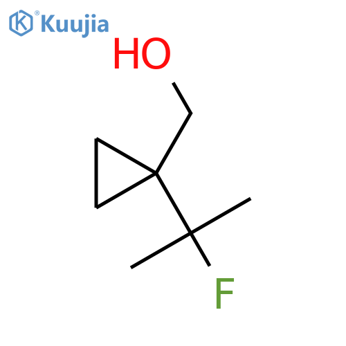 1-(2-fluoropropan-2-yl)cyclopropylmethanol structure