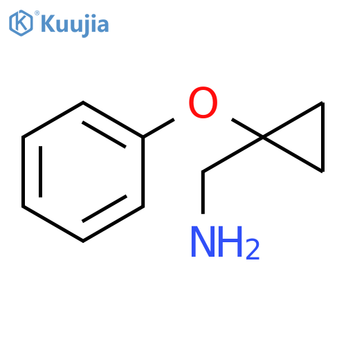 (1-phenoxycyclopropyl)methanamine structure