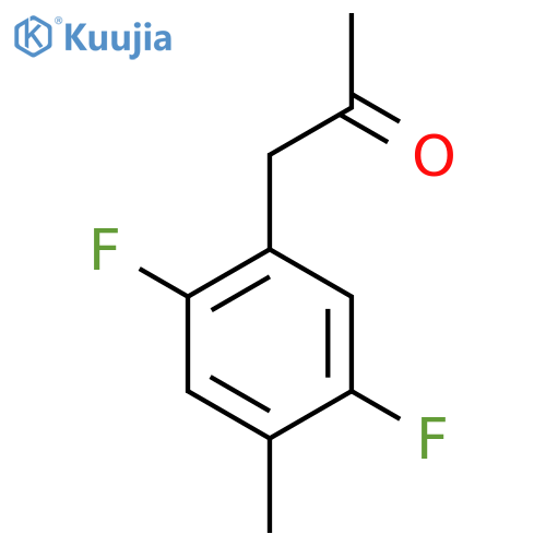 1-(2,5-difluoro-4-methylphenyl)propan-2-one structure