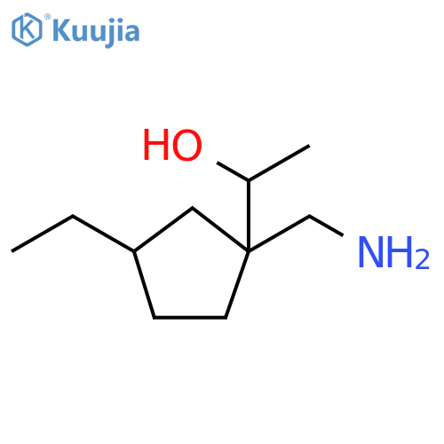 Cyclopentanemethanol, 1-(aminomethyl)-3-ethyl-α-methyl- structure