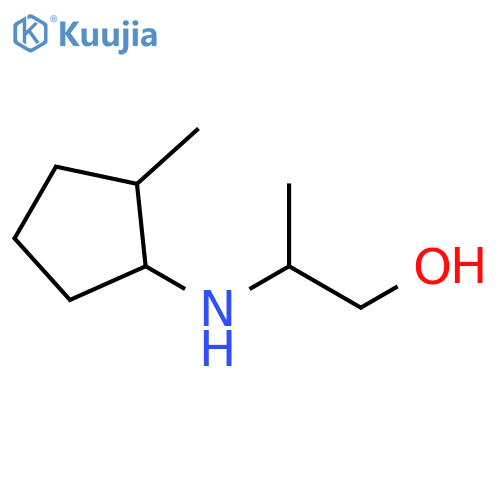 2-(2-methylcyclopentyl)aminopropan-1-ol, Mixture of diastereomers structure