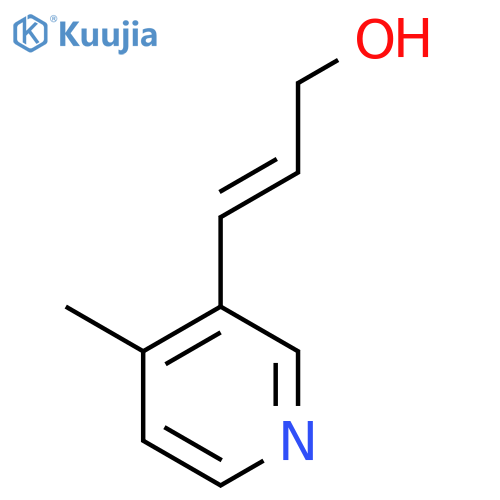 3-(4-methylpyridin-3-yl)prop-2-en-1-ol structure
