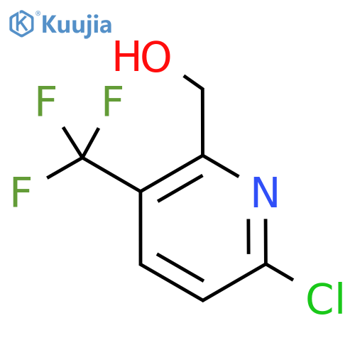(6-Chloro-3-(trifluoromethyl)pyridin-2-yl)methanol structure