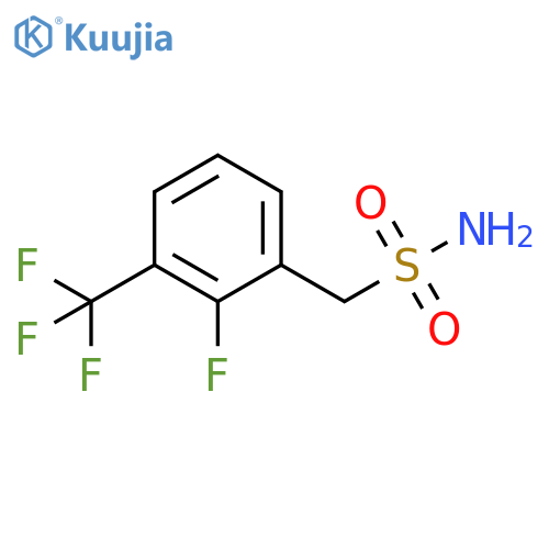 2-fluoro-3-(trifluoromethyl)phenylmethanesulfonamide structure
