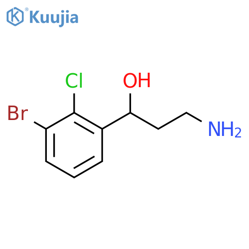 Benzenemethanol, α-(2-aminoethyl)-3-bromo-2-chloro- structure