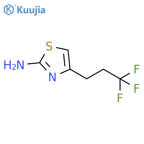 4-(3,3,3-trifluoropropyl)-1,3-thiazol-2-amine structure
