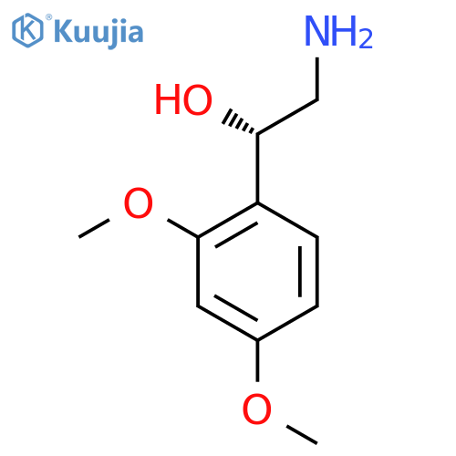 (1S)-2-amino-1-(2,4-dimethoxyphenyl)ethan-1-ol structure