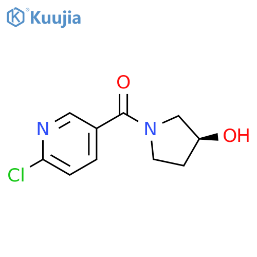 (3S)-1-(6-Chloropyridine-3-carbonyl)pyrrolidin-3-ol structure