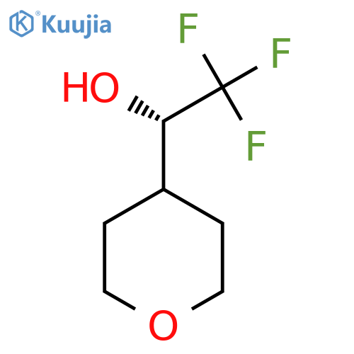 (1S)-2,2,2-trifluoro-1-tetrahydropyran-4-yl-ethanol structure