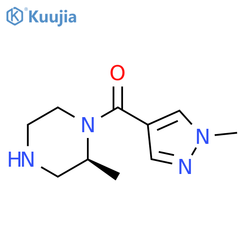 Methanone, [(2S)-2-methyl-1-piperazinyl](1-methyl-1H-pyrazol-4-yl)- structure
