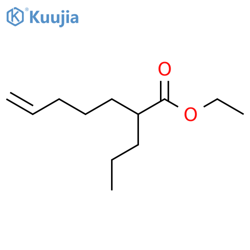 2-Propyl-6-heptenoic Acid Ethyl Ester structure