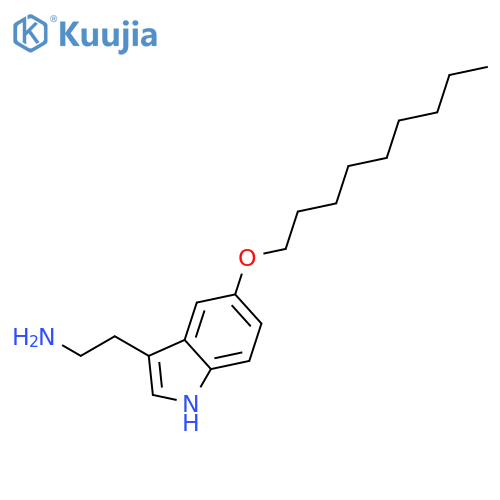 5-Nonyloxytryptamine Oxalate structure