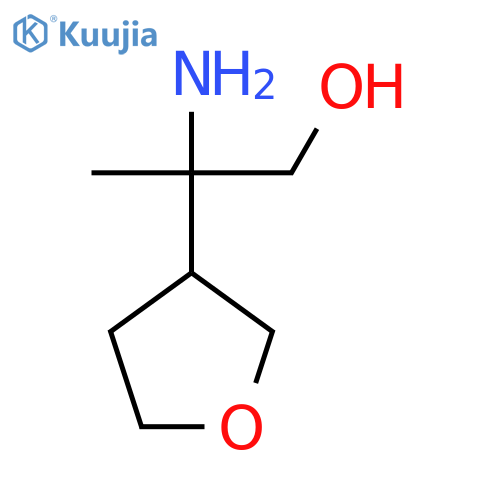 2-amino-2-(oxolan-3-yl)propan-1-ol structure