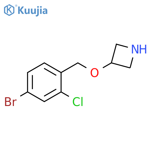 Azetidine, 3-[(4-bromo-2-chlorophenyl)methoxy]- structure