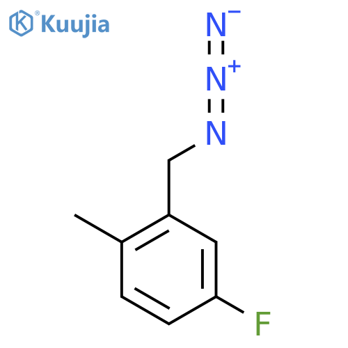 2-(Azidomethyl)-4-fluoro-1-methylbenzene structure