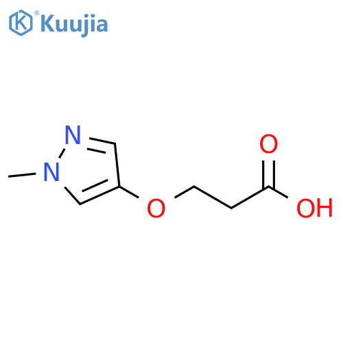 3-(1-Methyl-1H-pyrazol-4-yloxy)-propionic acid structure