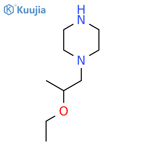 1-(2-ethoxypropyl)piperazine structure