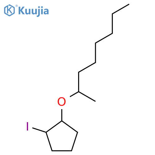1-iodo-2-(octan-2-yloxy)cyclopentane structure
