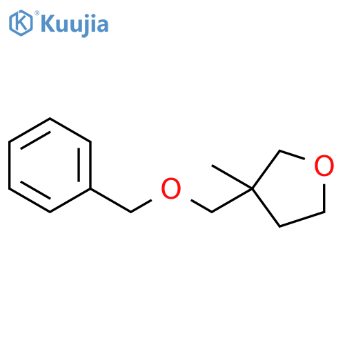 Furan, tetrahydro-3-methyl-3-[(phenylmethoxy)methyl]- structure