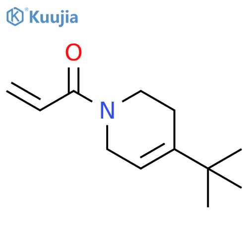 1-[4-(1,1-Dimethylethyl)-3,6-dihydro-1(2H)-pyridinyl]-2-propen-1-one structure