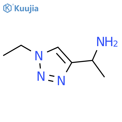 1H-1,2,3-Triazole-4-methanamine, 1-ethyl-α-methyl- structure