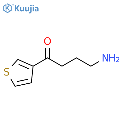1-Butanone, 4-amino-1-(3-thienyl)- structure