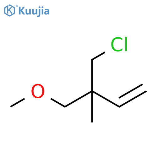 1-Butene, 3-(chloromethyl)-4-methoxy-3-methyl- structure