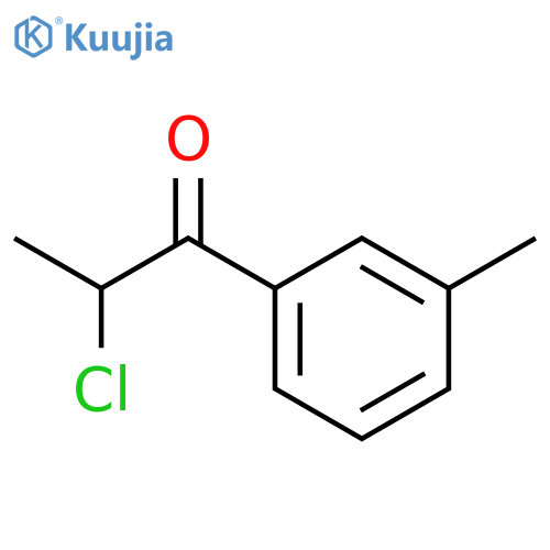 1-Propanone, 2-chloro-1-(3-methylphenyl)- (9CI) structure