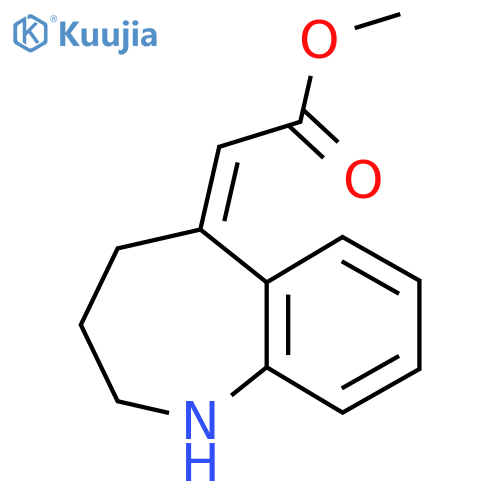 methyl 2-(5Z)-2,3,4,5-tetrahydro-1H-1-benzazepin-5-ylideneacetate structure