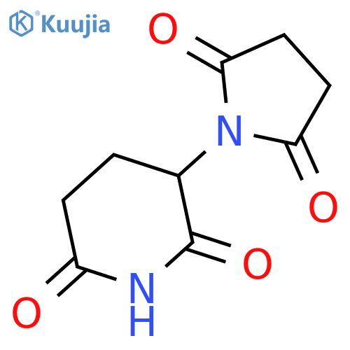 Glutarimide, 2-succinimido- structure