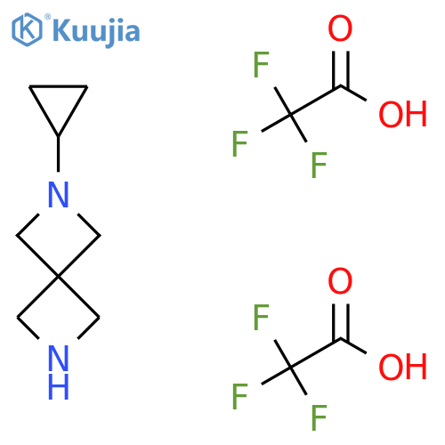 2-Cyclopropyl-2,6-diazaspiro[3.3]heptane bistrifluoroacetate structure