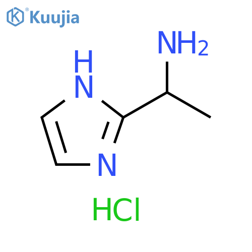1-(1H-imidazol-2-yl)ethan-1-amine dihydrochloride structure