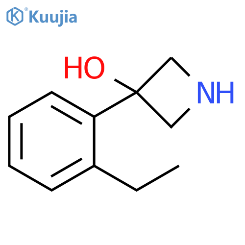 3-(2-ethylphenyl)azetidin-3-ol structure