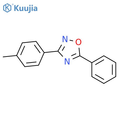 1,2,4-Oxadiazole, 3-(4-methylphenyl)-5-phenyl- structure