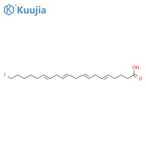 5,8,11,14-Eicosatetraenoicacid, 20-(fluoro-18F)-, (all-Z)- (9CI) structure