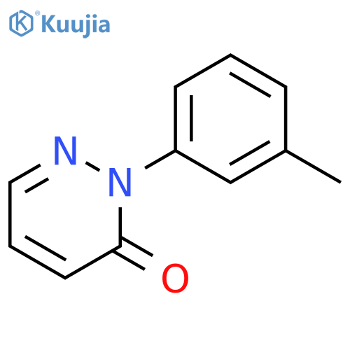 2-(3-methylphenyl)-2,3-dihydropyridazin-3-one structure