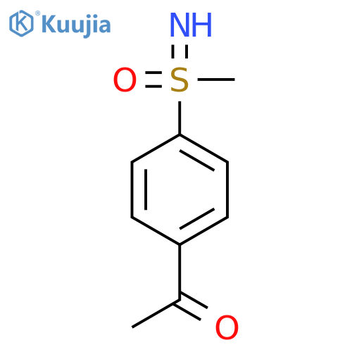 (4-Acetylphenyl)(imino)(methyl)-l6-sulfanone structure