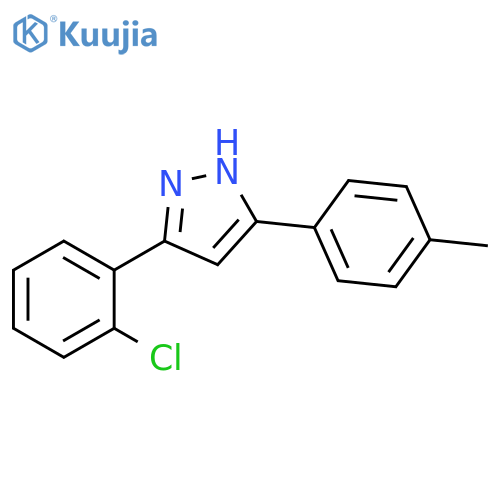 5-(2-Chloro-phenyl)-3-p-tolyl-1H-pyrazole structure