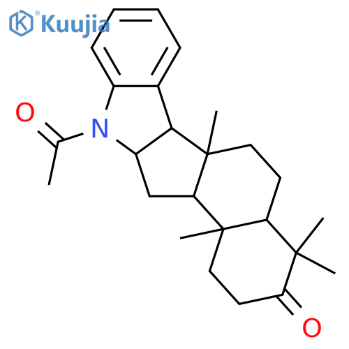 Polyveoline; 8-Epimer, 3-ketone, N-Ac structure